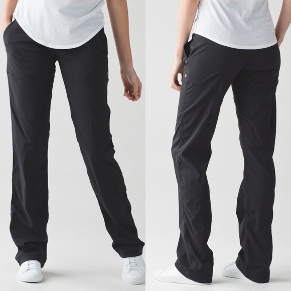 lululemon athletica Pants - Lululemon Dance Studio Pant unlined black athletic regular length